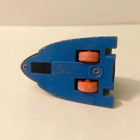 Vtg 1983 Sesame Street Diecast Grover Rocket Big Bird Popcorn Truck PVC Figures - Picture 10 of 15